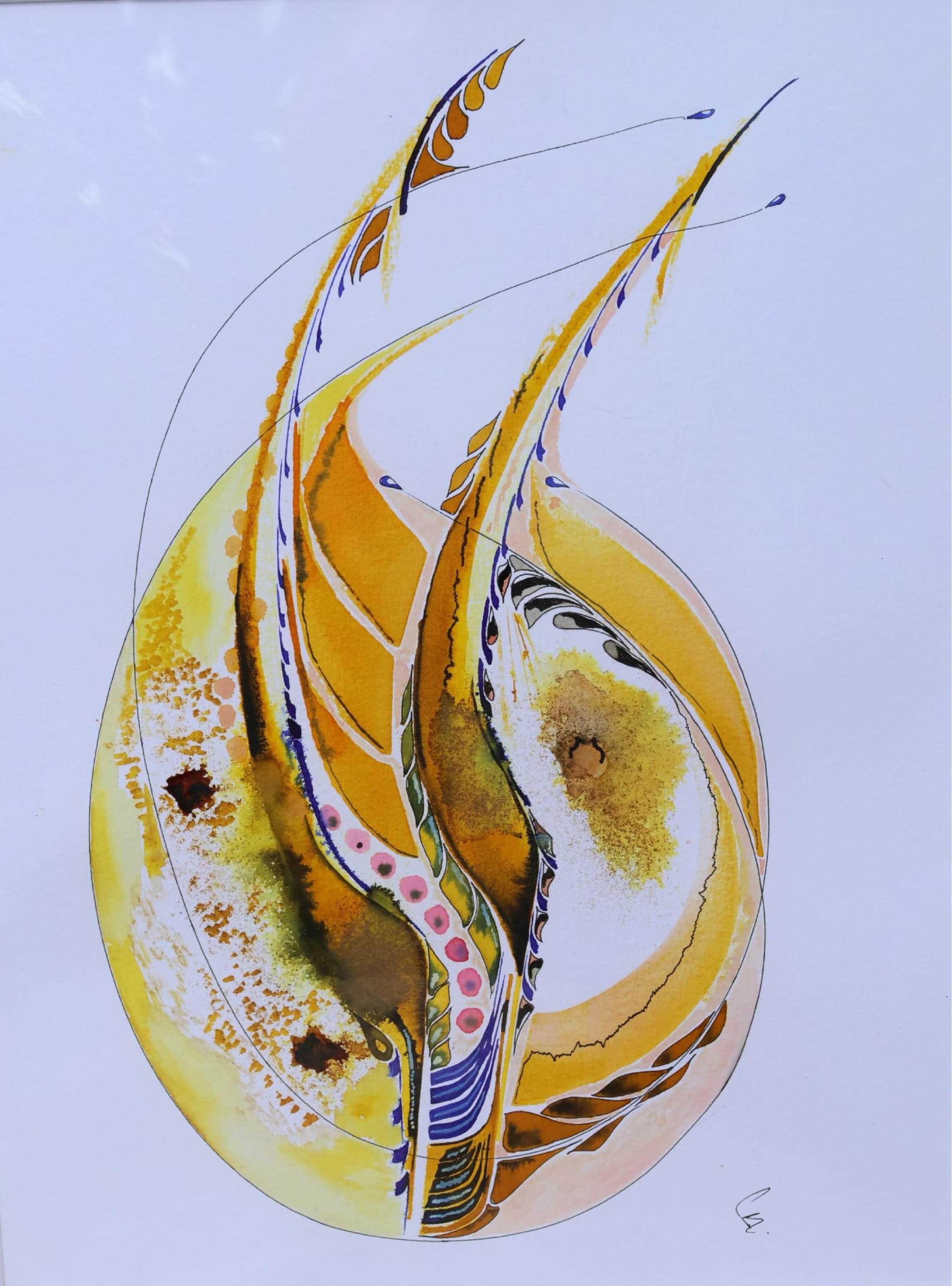 La Résilience, peinture intuitive originale de Patrick Betheuil