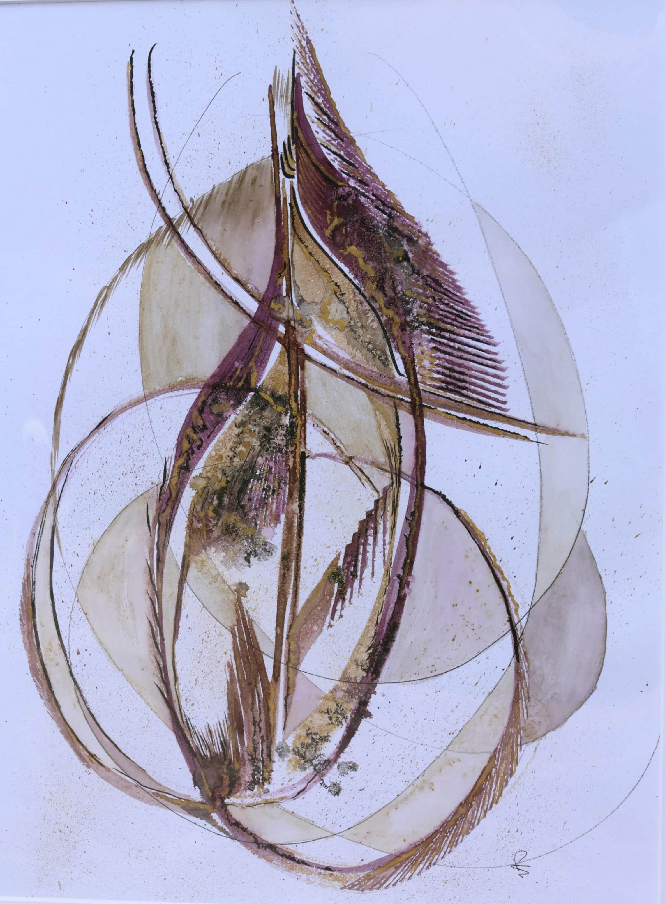 La Légèreté, peinture intuitive originale de Patrick Betheuil